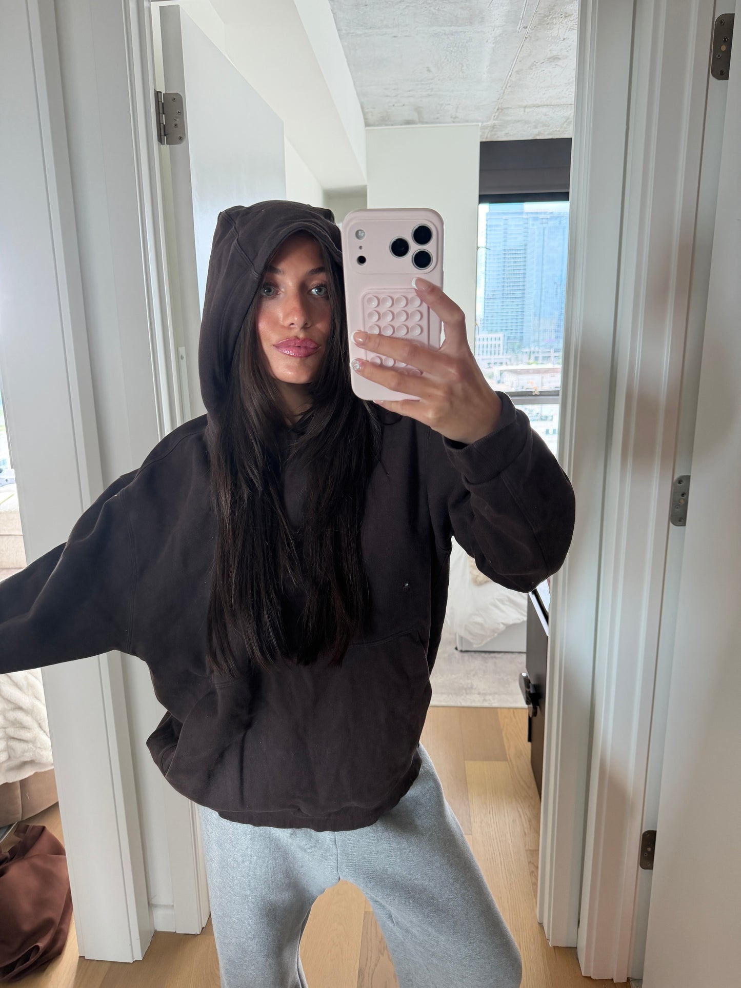 Oversized Lululemon hoodie
