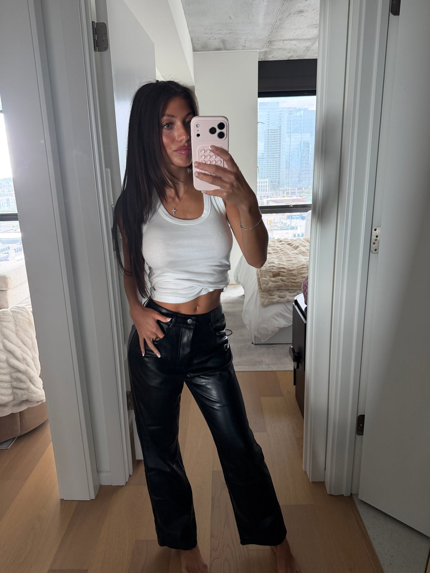 Leather pants