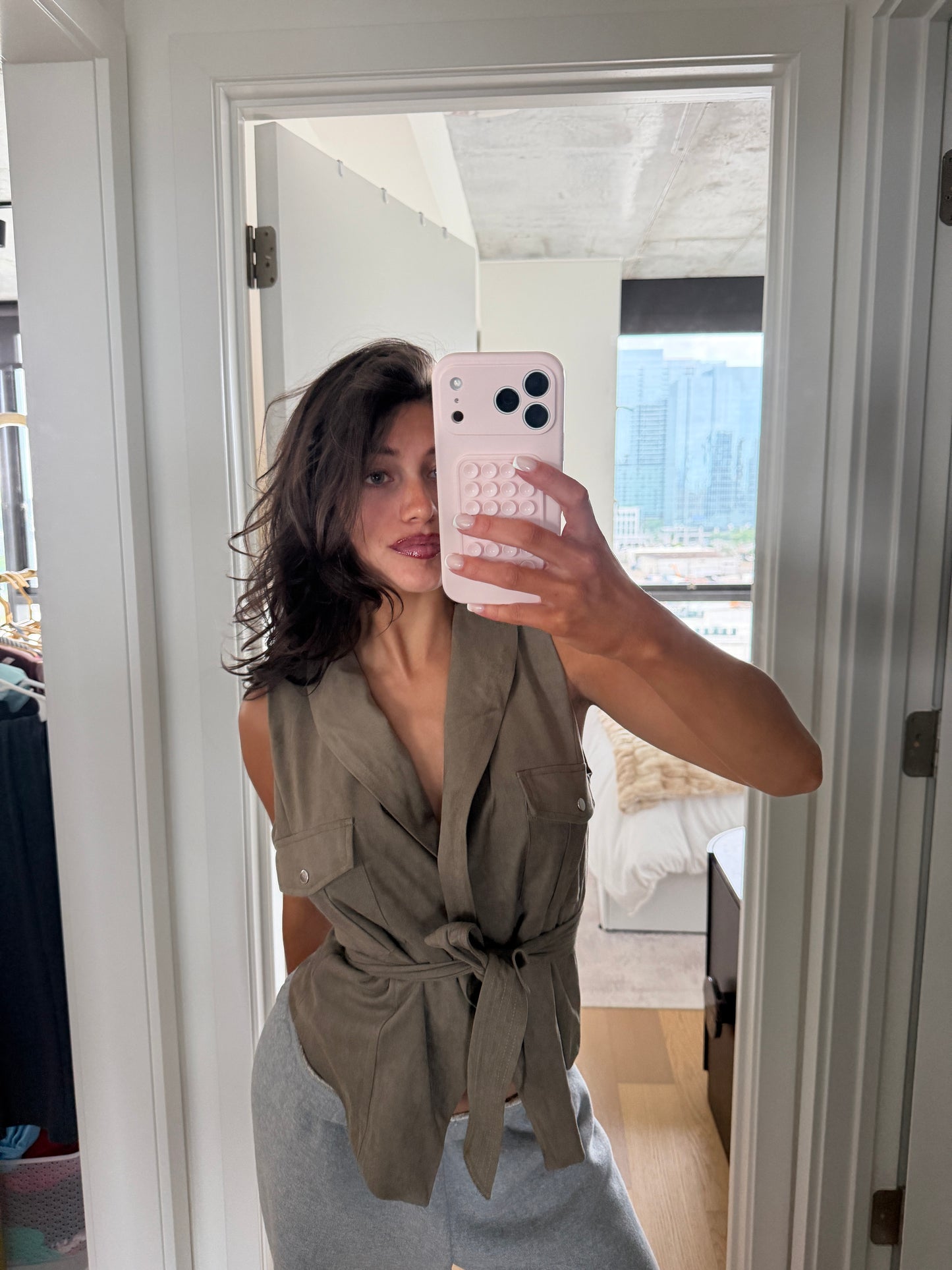Suede Vest