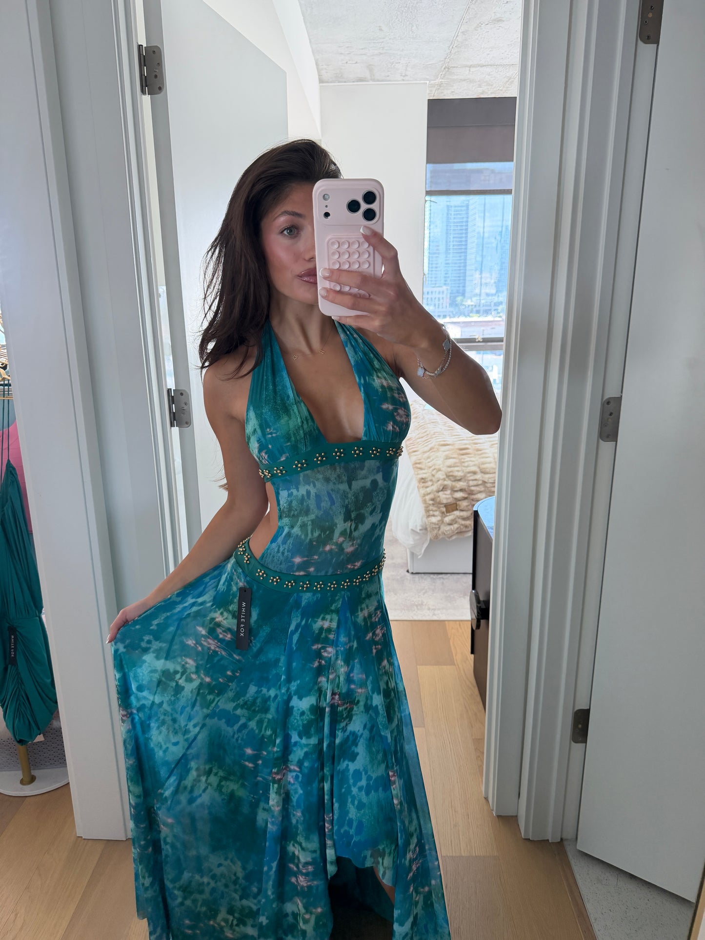 Blue dress