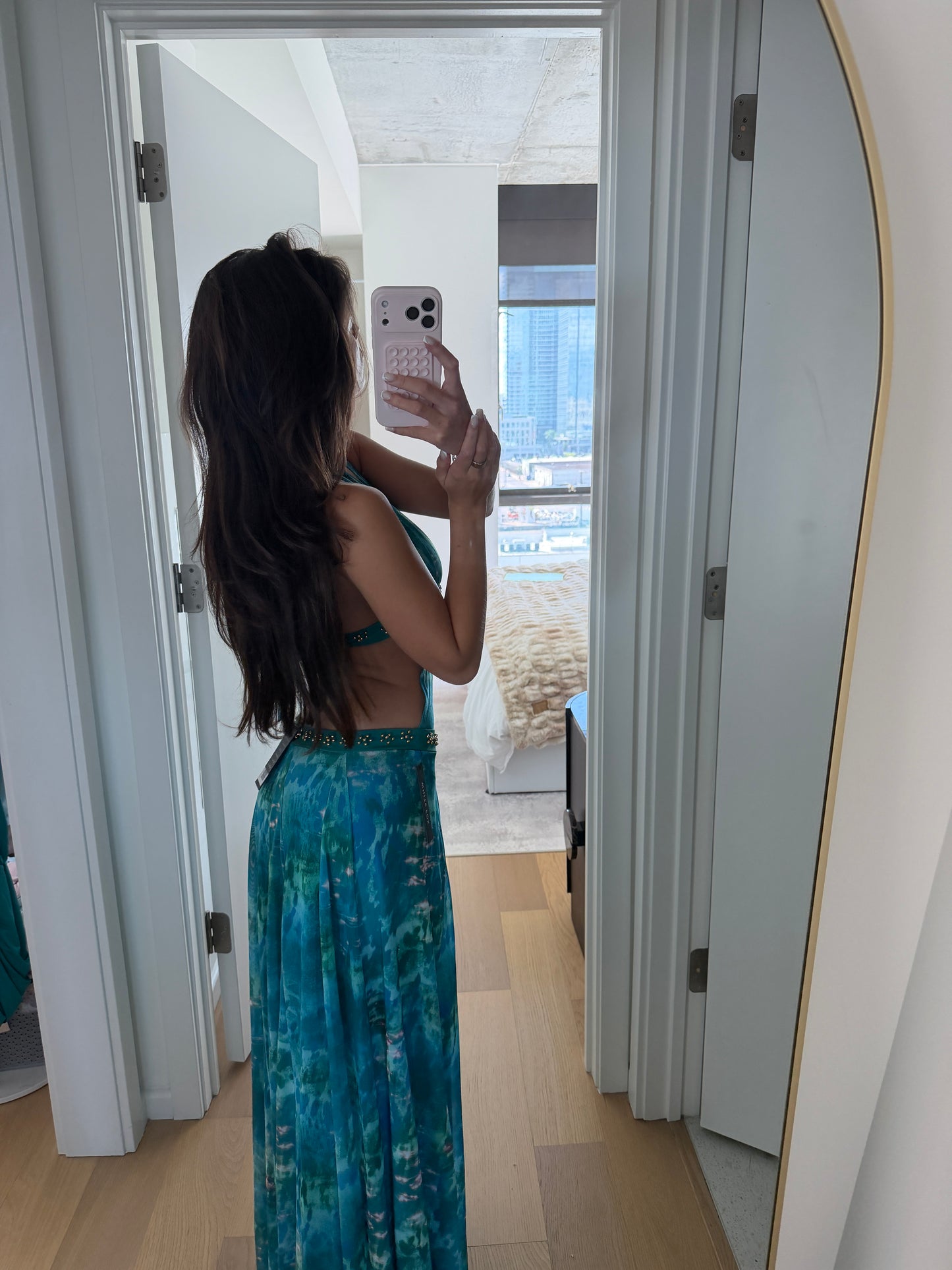 Blue dress