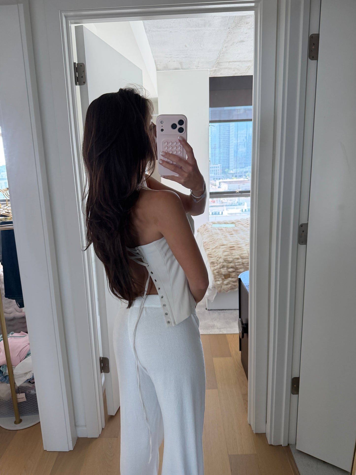 Beige corset
