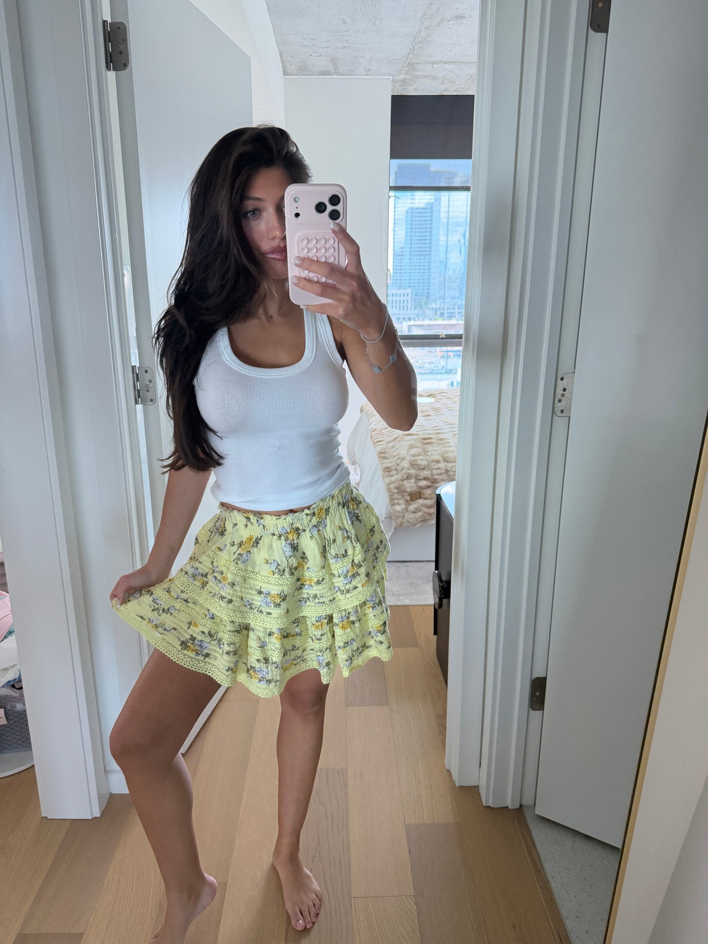 Love Shack Fancy look alike skirt