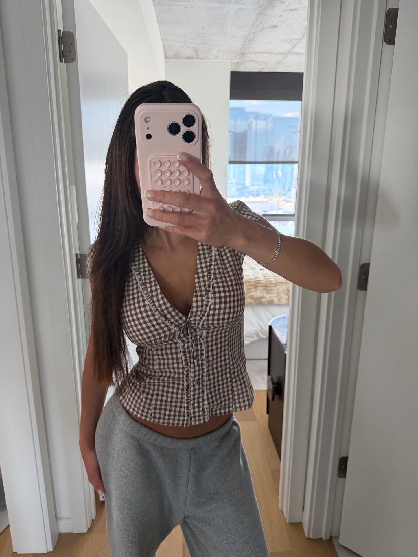 Plaid Top