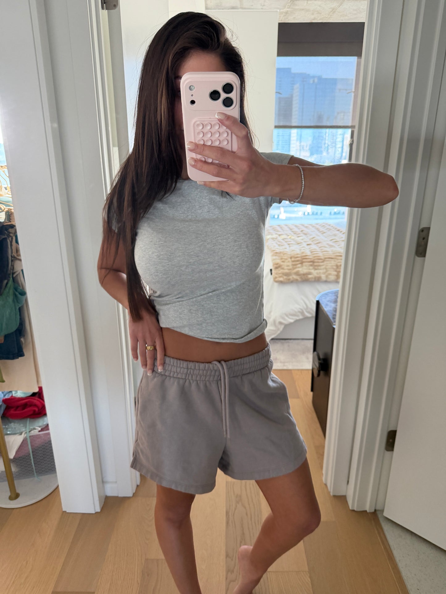 Sweatpant shorts