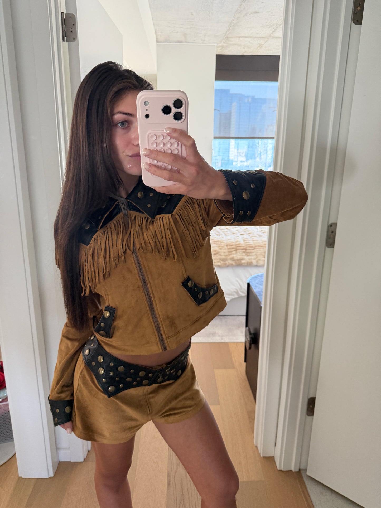 Suede set