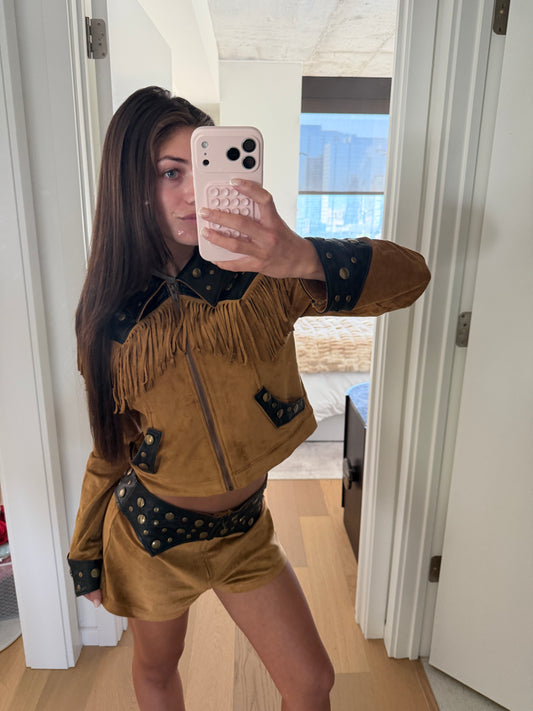 Suede set