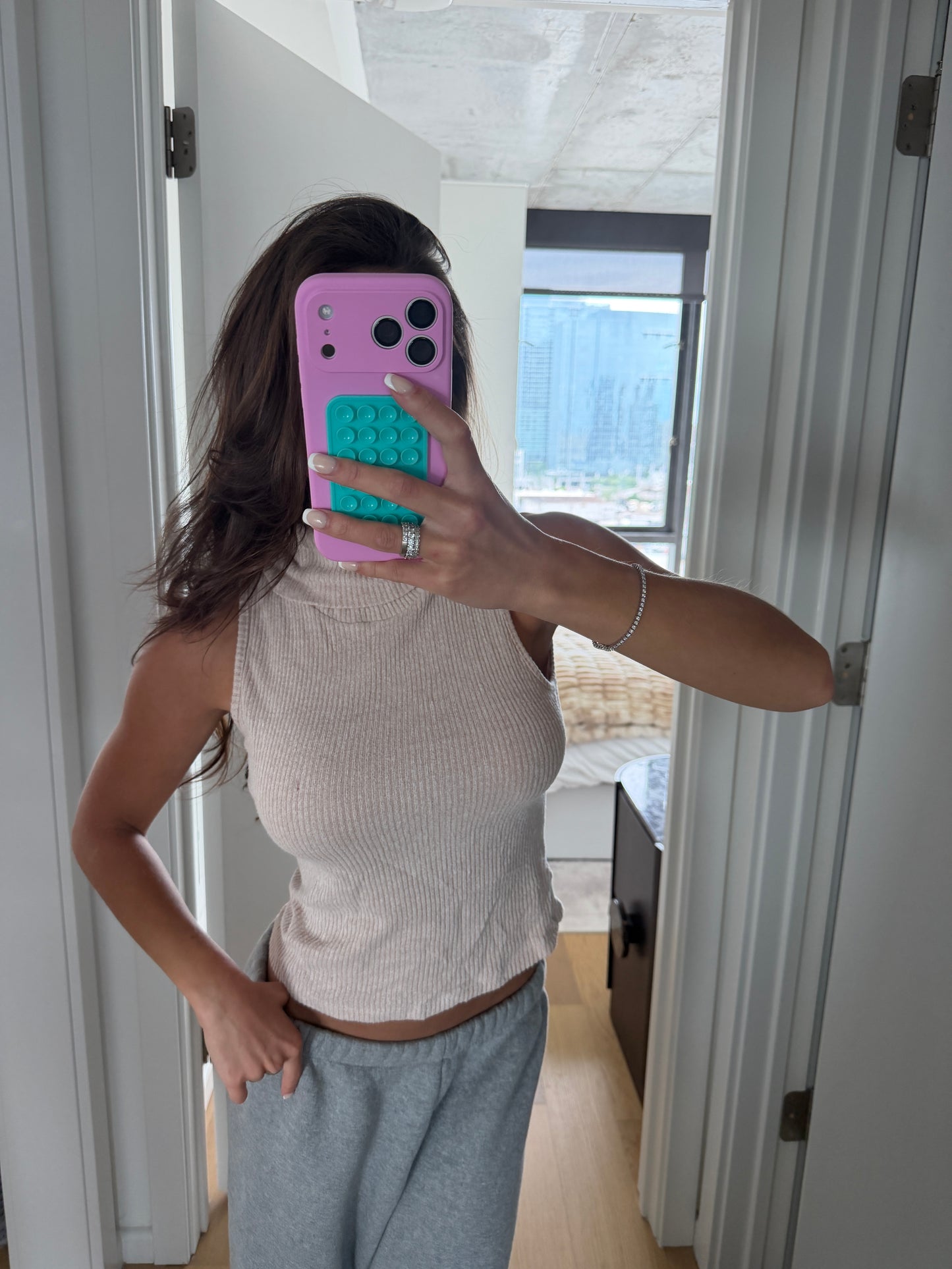 Light Beige Turtleneck