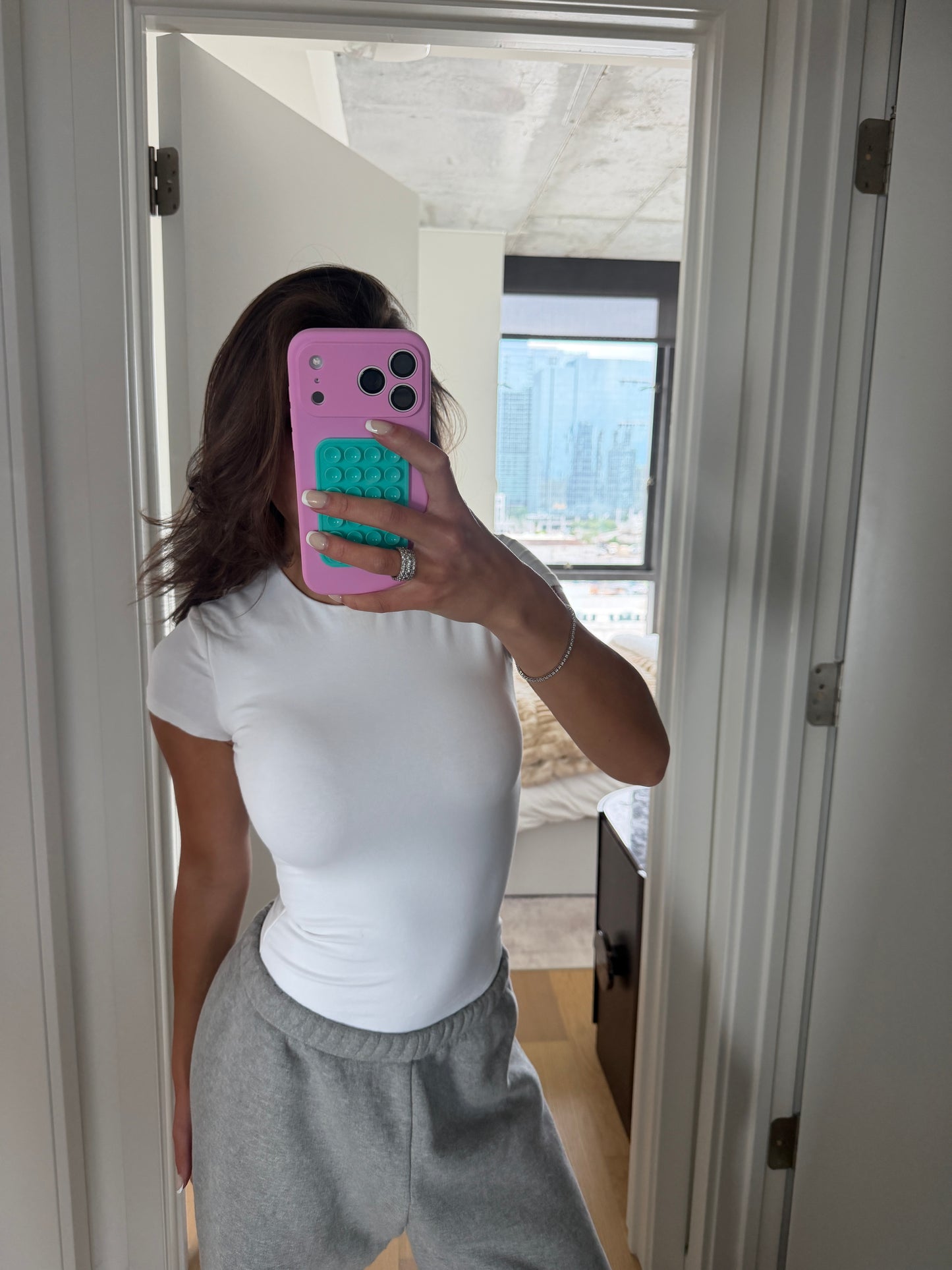 White Tshirt Bodysuit