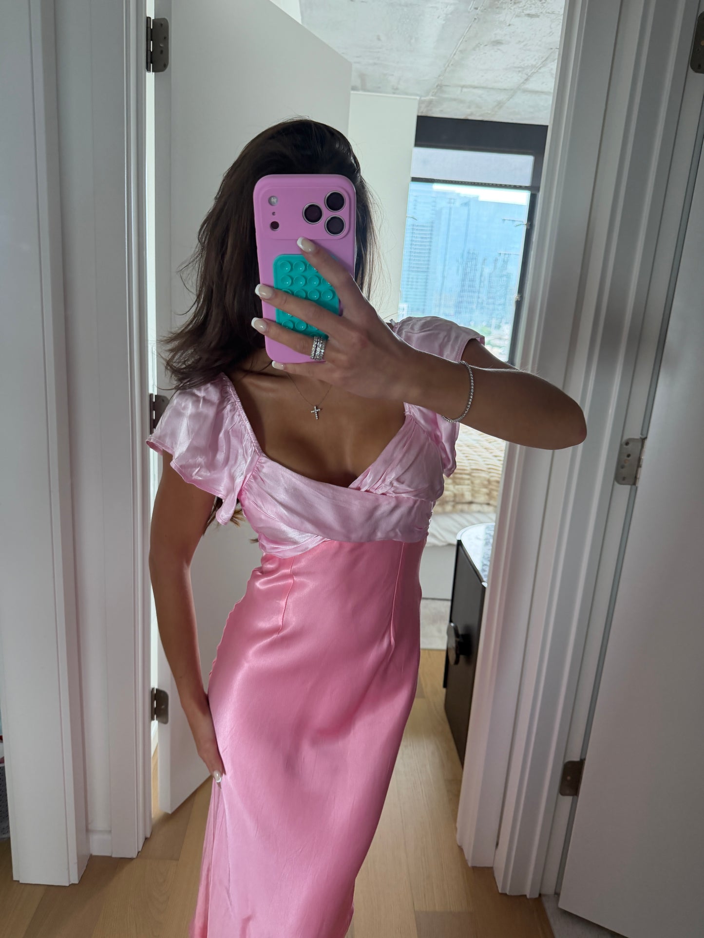 Pink dress