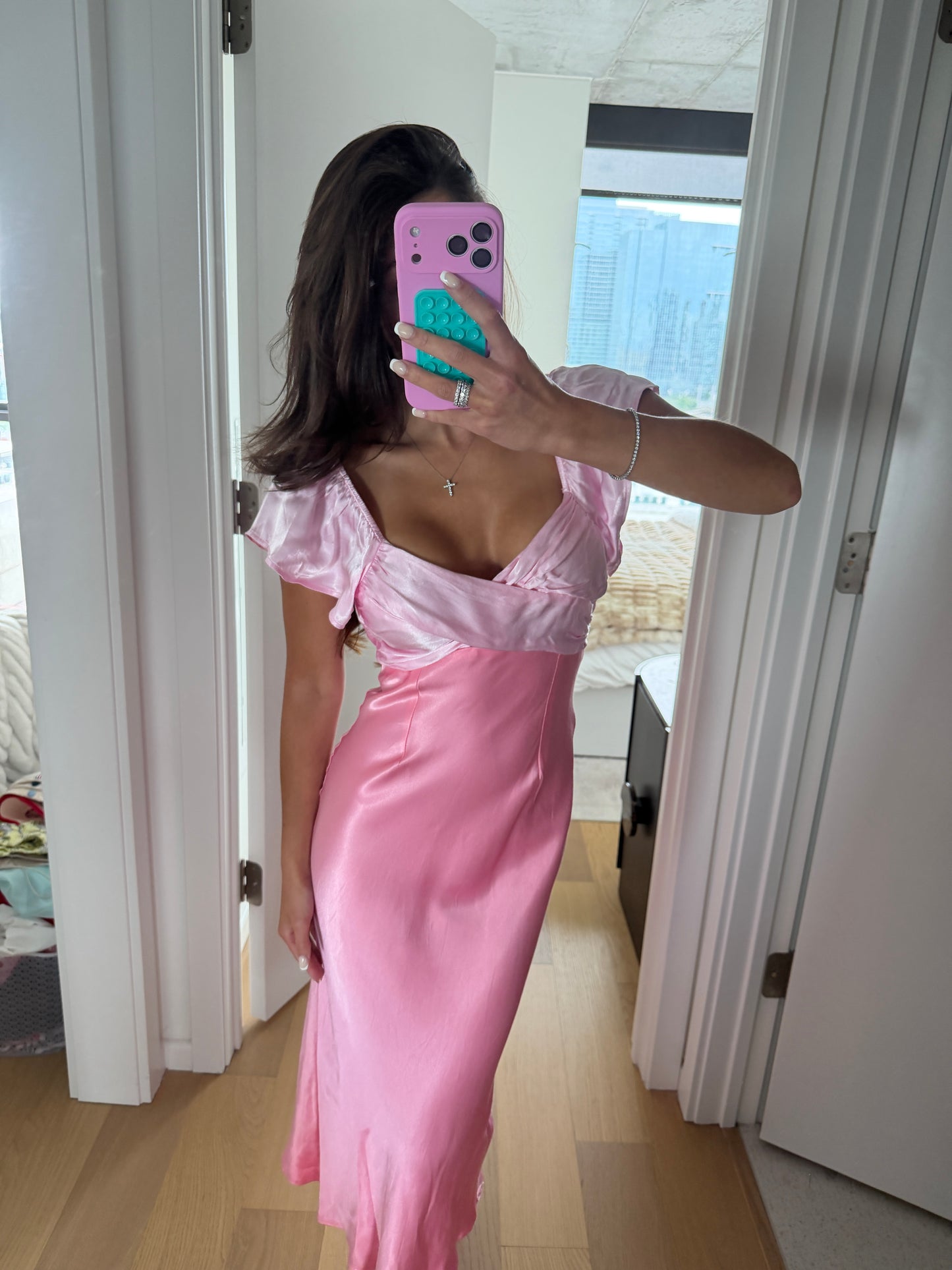 Pink dress