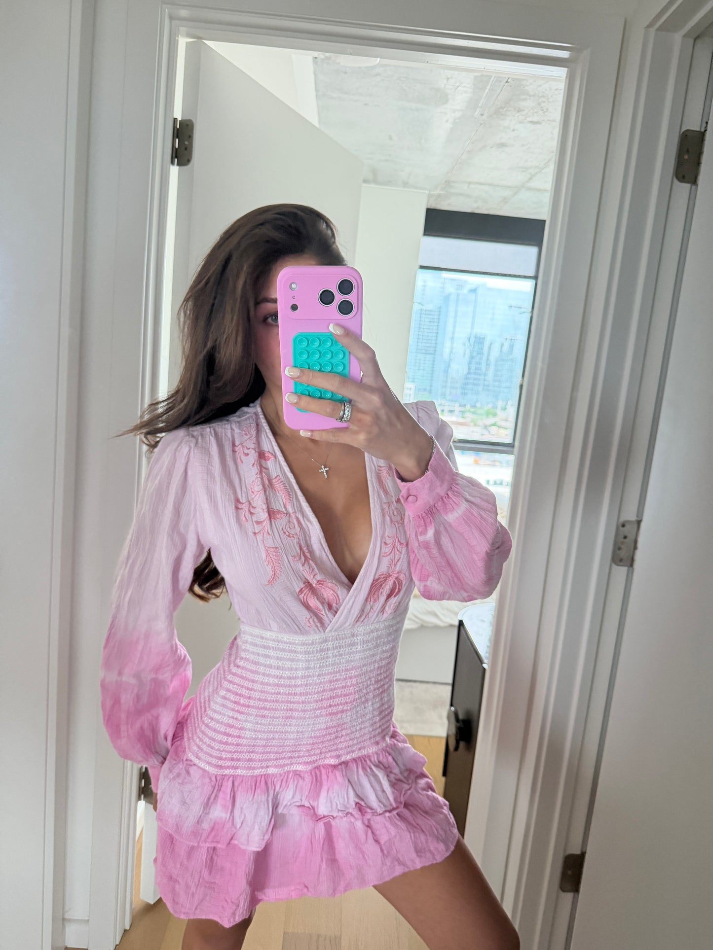 Pink dress