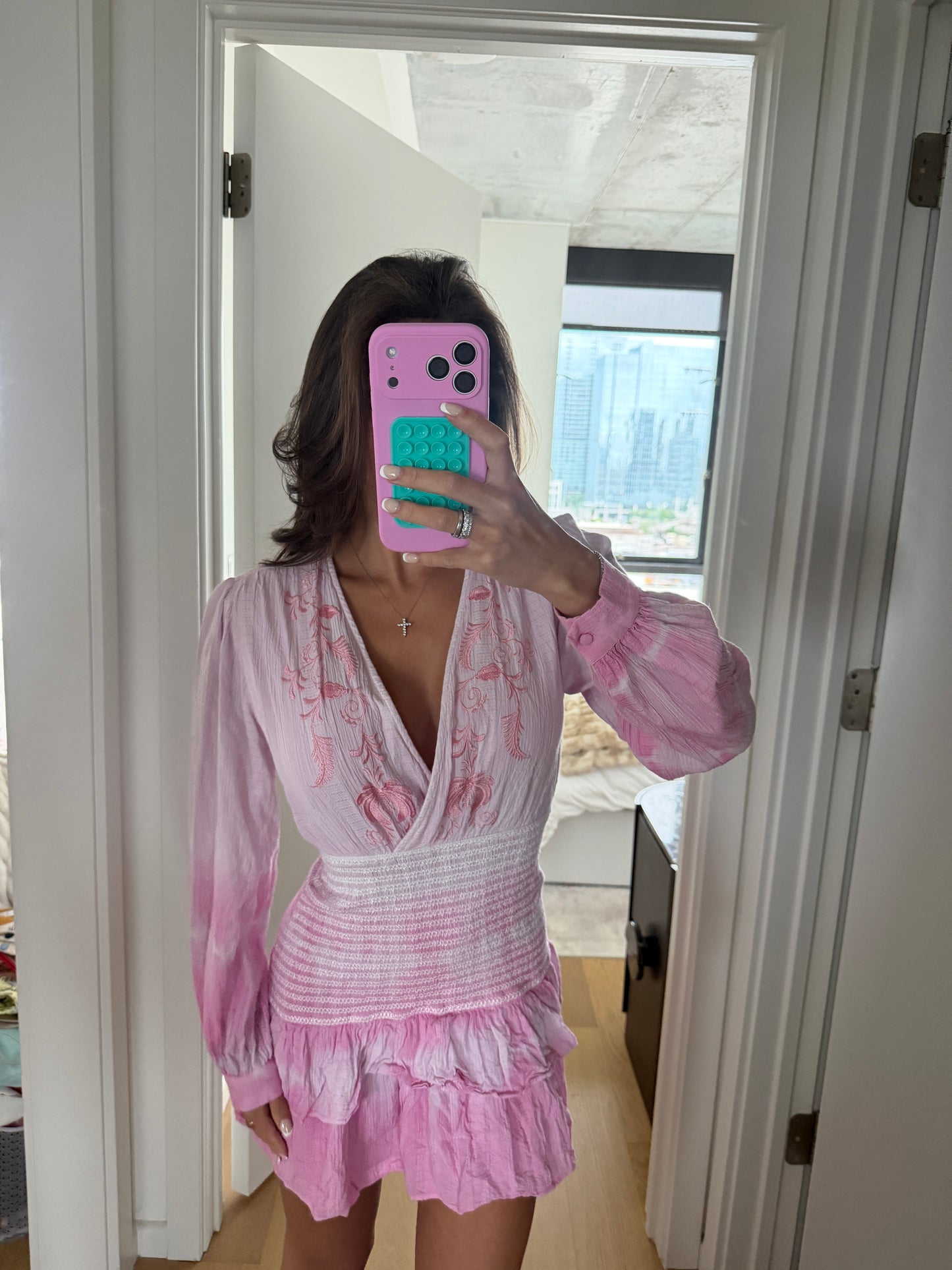 Pink dress