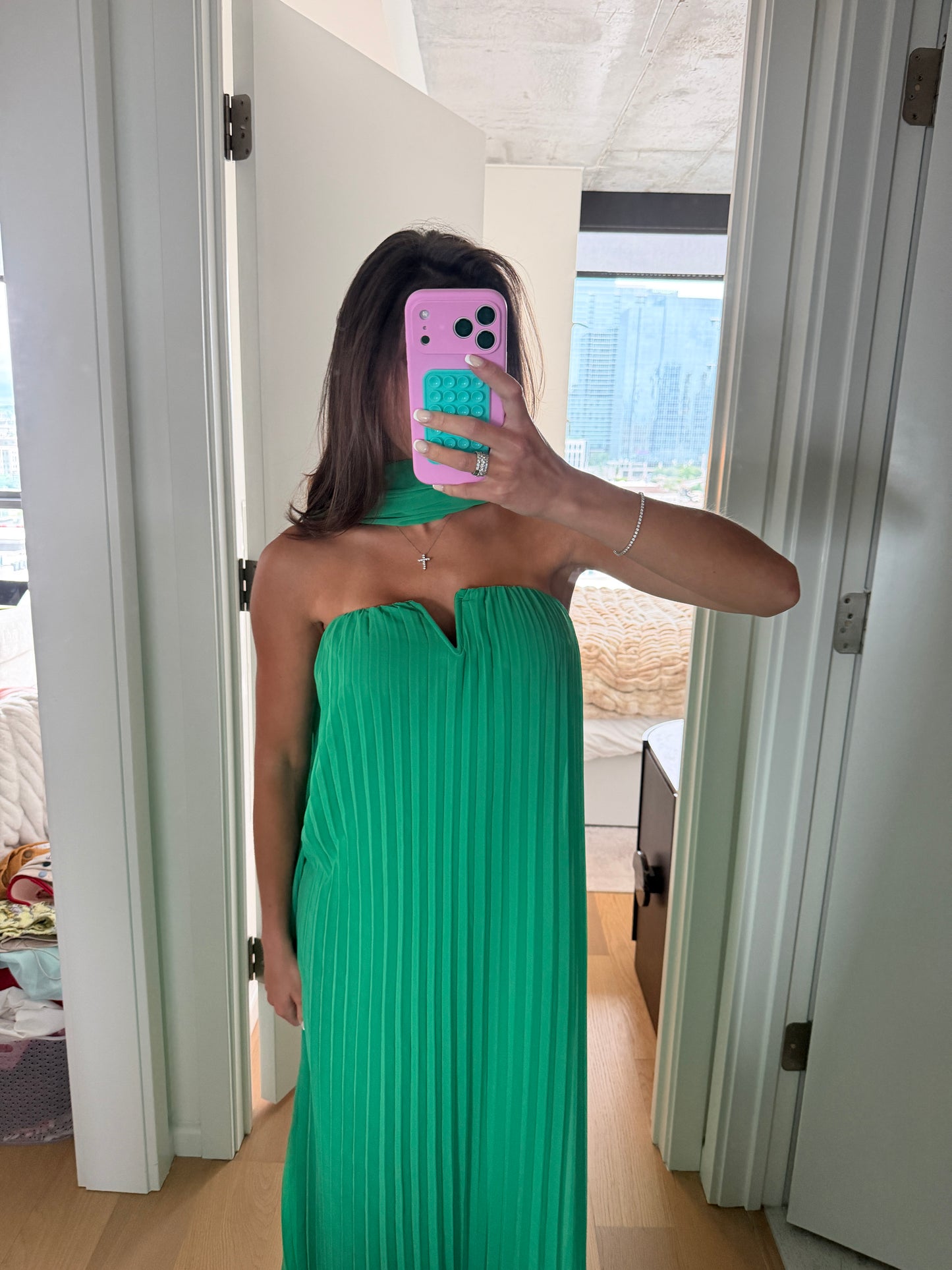 Green dress